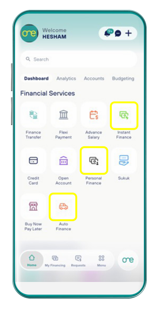 Instant Financing - ONE App App