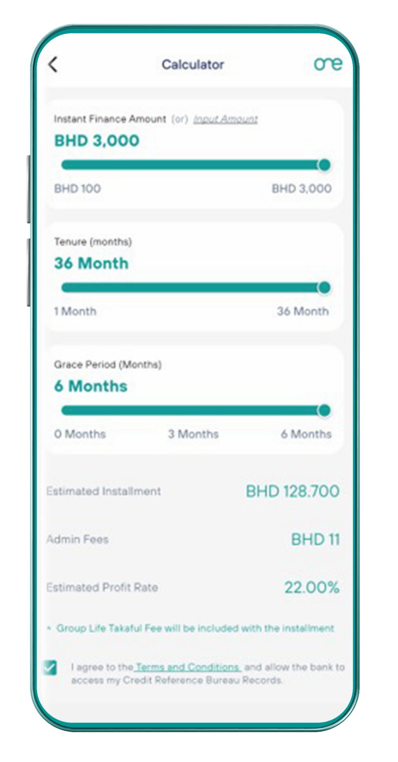 Instant Financing - ONE App App